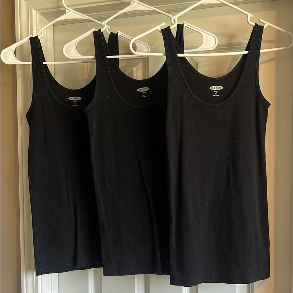 Black Tank Top by Old Navy Small Tall